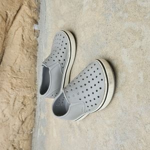 Native gray slip on shoes size 7